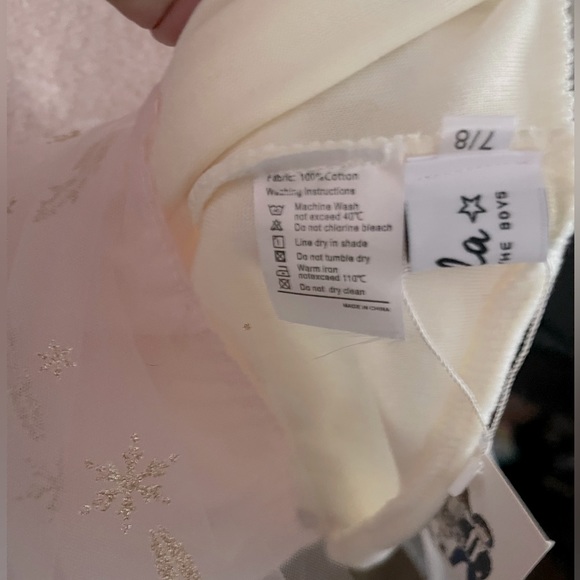 Lola and Boys pink long sleeve size 7/8 dress - Picture 7 of 12